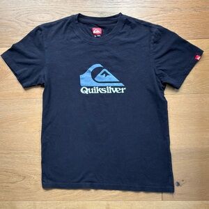 Quiksilver Surf Mountain & Wave Logo Graphic T-Shirt Men's Small Black